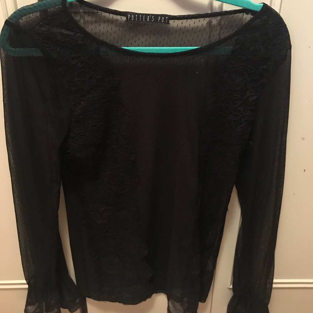 Sheer blouse
